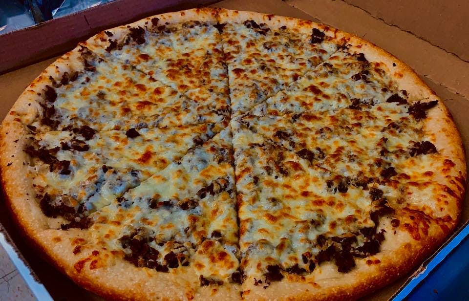 Order Philly Style Pizza - Small 12'' food online from Uncle Joe's Pizza & Restaurant store, Warminster on bringmethat.com