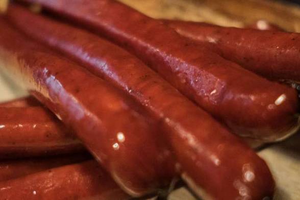 Order Uncle Mike's BEEF STICKS - BBQ 14.5oz food online from Darn Cheap Discounts store, Hartville on bringmethat.com
