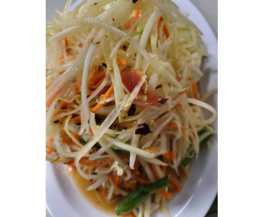 Order 23 Papaya Salad food online from Suthathip Thai Restaurant store, Anaheim on bringmethat.com