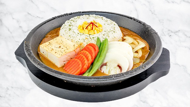 Order Sizzling Curry - Tofu and Veggie food online from Pepper Lunch store, Irvine on bringmethat.com