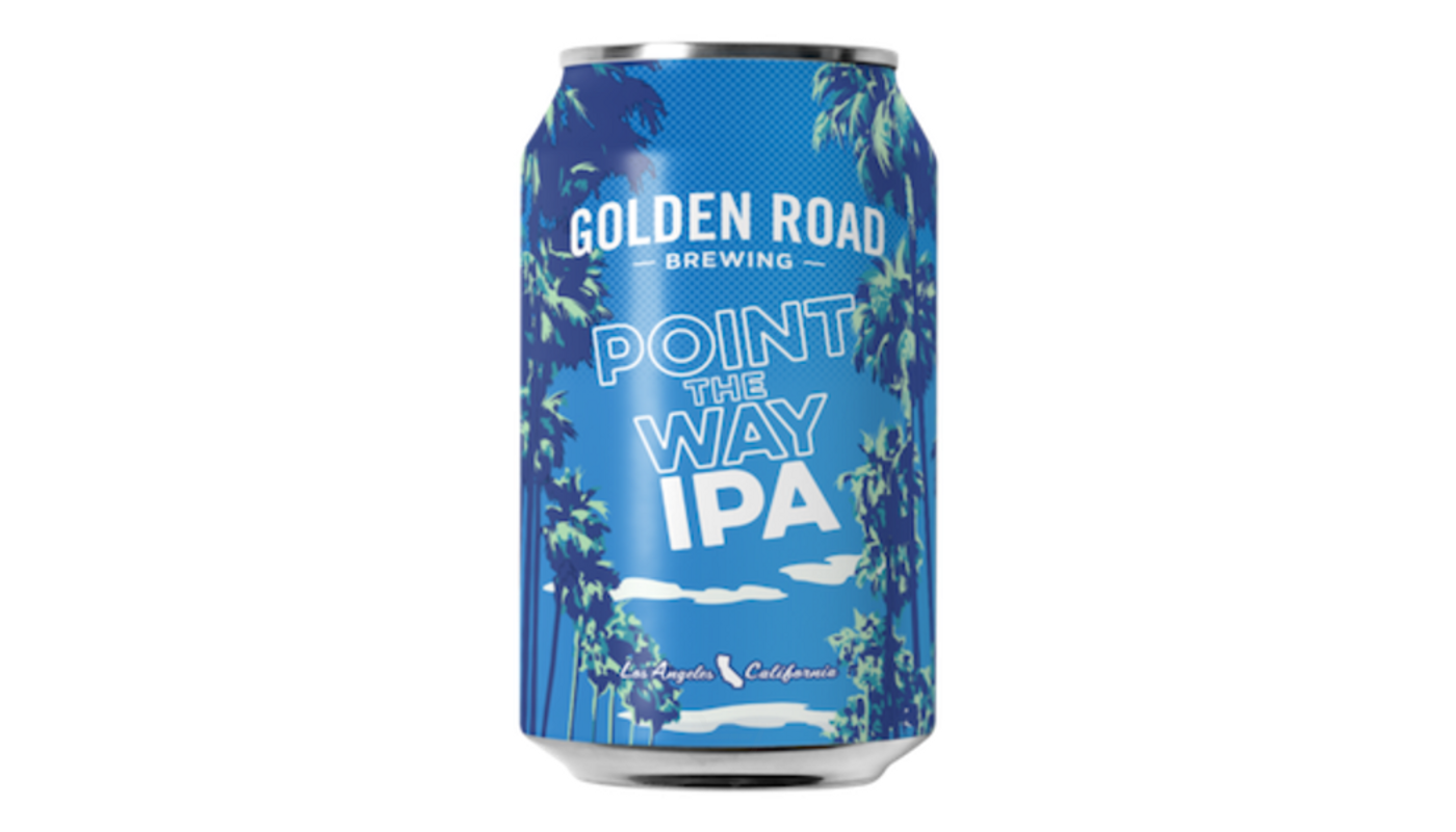 Order Golden Road Point The Way IPA 6 Pack 12oz Cans 5.9% ABV food online from Sdv Liquor Market store, Tujunga on bringmethat.com