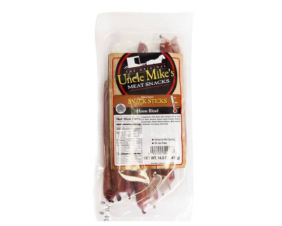 Order Uncle Mike's BEEF STICKS - HOUSE BLEND 14.5oz food online from Darn Cheap Discounts store, Hartville on bringmethat.com