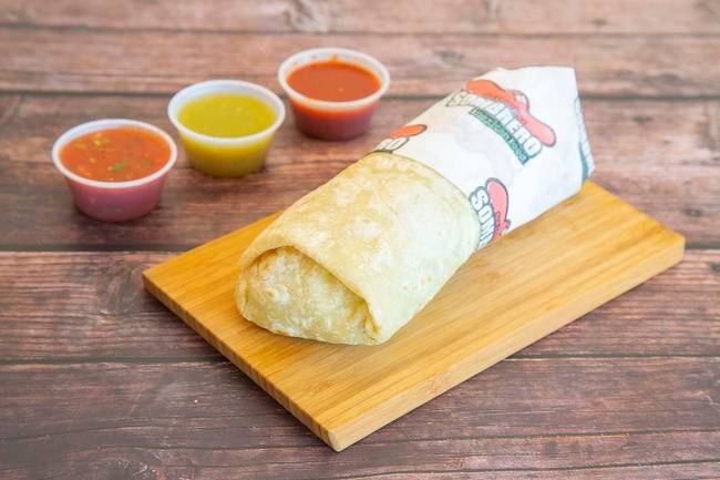 Order Bean & Cheese Burrito food online from Sombrero Mexican Food store, San Diego on bringmethat.com
