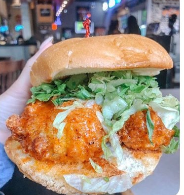 Order Buffalo Chicken Sandwich food online from Pluckers store, Grapevine on bringmethat.com