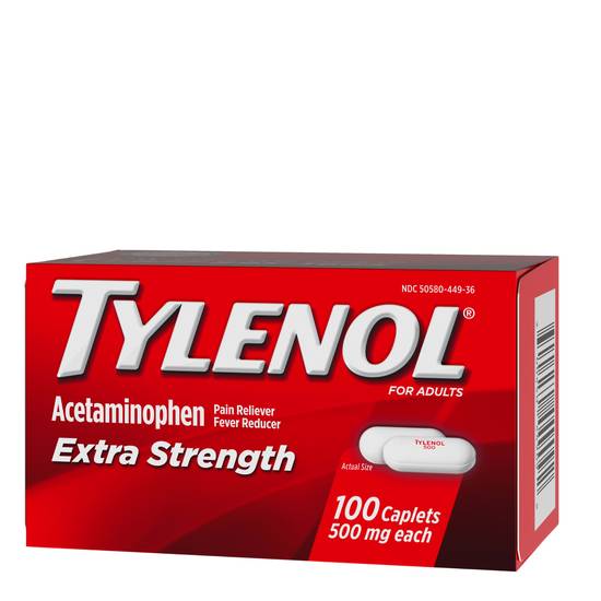 Order Tylenol E S -100 Ct food online from Pepack Sunoco store, Peapack on bringmethat.com