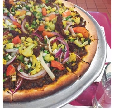 Order 3. Vegan Pizza food online from Star India store, San Francisco on bringmethat.com
