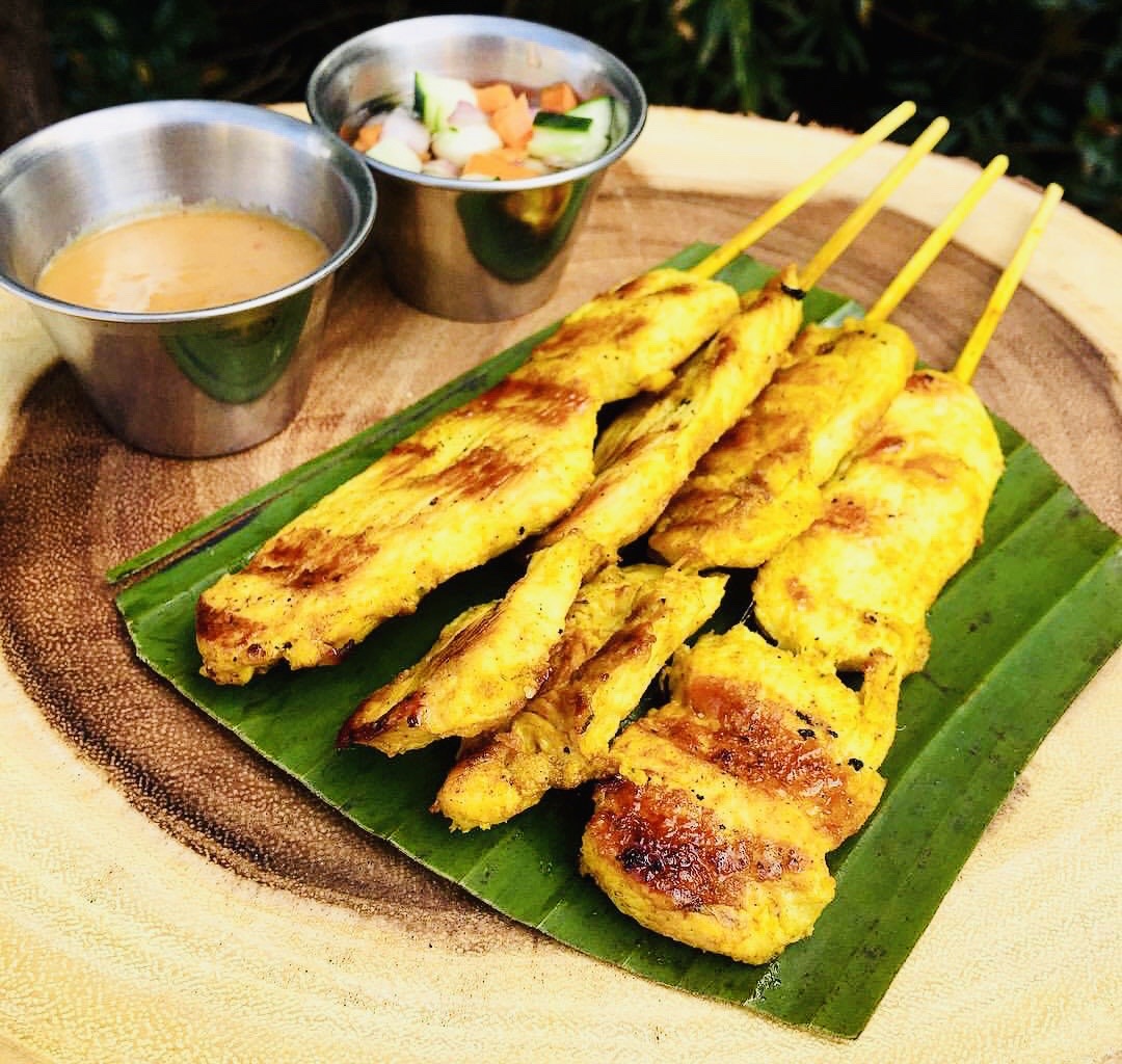Order Chicken Satay food online from Srithai Kitchen store, Snellville on bringmethat.com