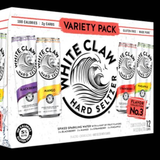 Order White Claw Variety 12-Pack food online from Bottlebox store, Norfolk on bringmethat.com