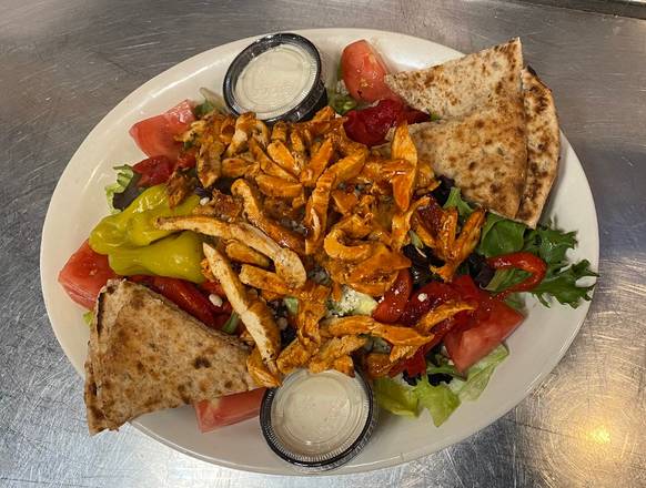 Order Buffalo Chicken Salad food online from Pita Grill &Amp; Creperie store, Summit on bringmethat.com