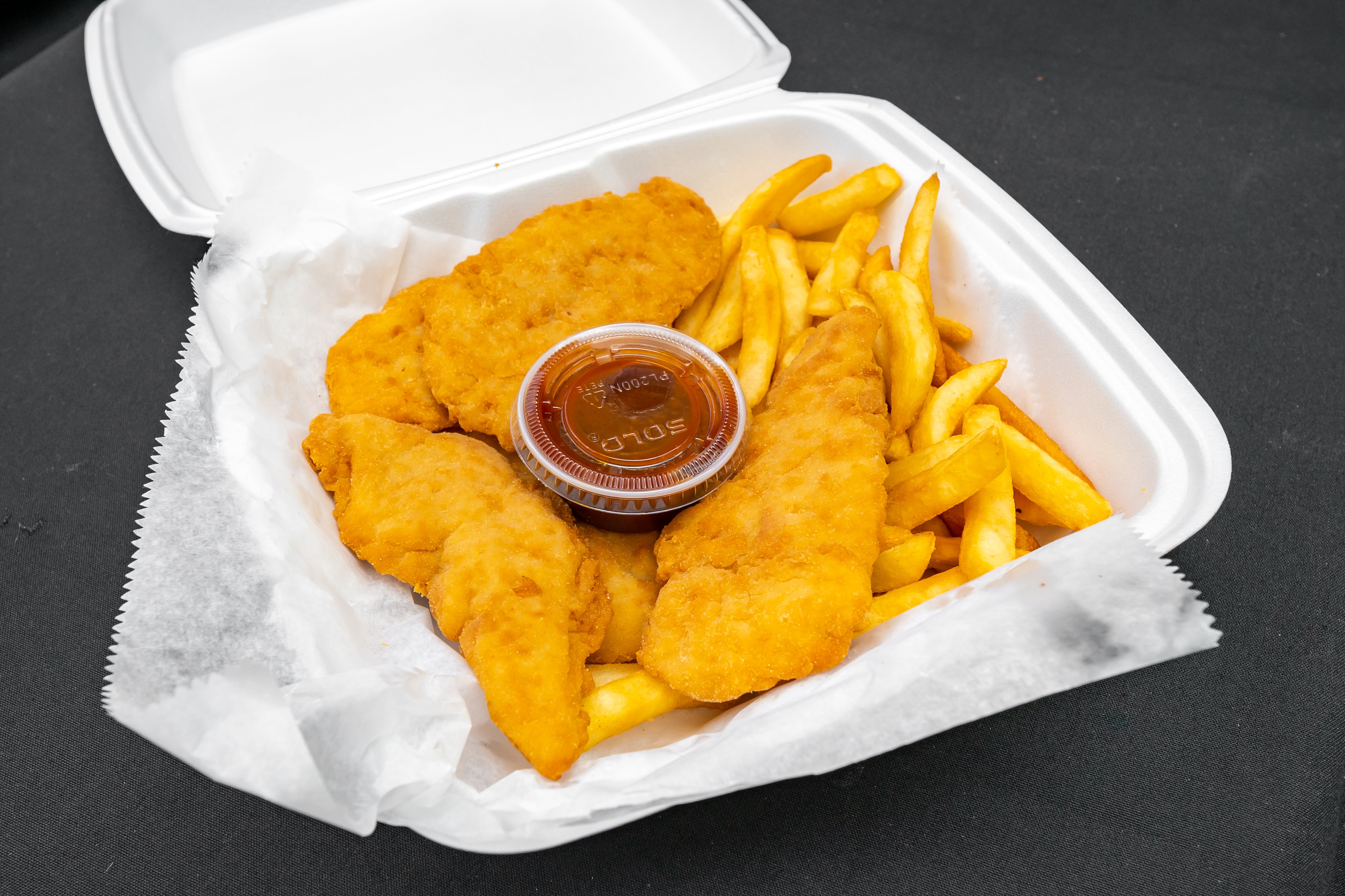 Order Chicken Fingers - Small (5 Pieces) food online from Eds Pizza store, Philadelphia on bringmethat.com