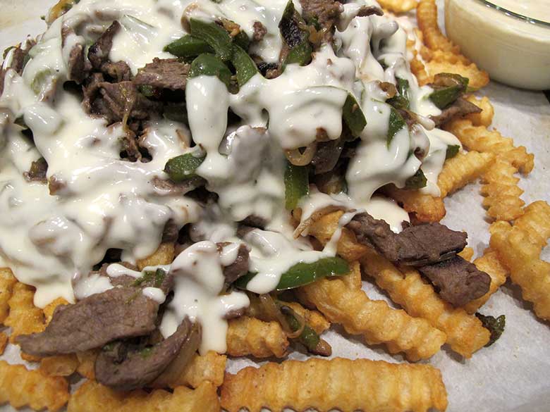 Order M&S Chicken Cheesesteak Fries food online from M And S Drive Thru store, Mansfield on bringmethat.com