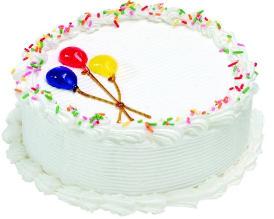 Order Strawberry and Vanilla Small Round Ice Cream Cake food online from Carvel Ice Cream &Amp; Cake Shop store, Los Angeles on bringmethat.com