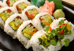 Order Cucumber Roll food online from Sansai Japanese Grill store, Santa Monica on bringmethat.com