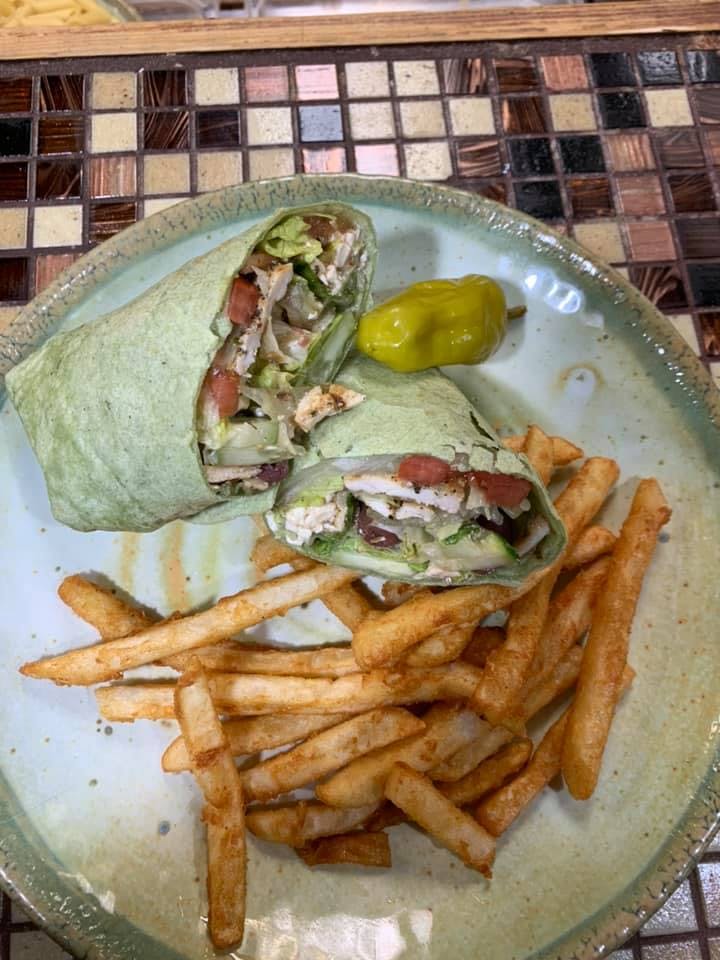 Order Grilled Chicken Wrap with Veggies - Wrap food online from La Cucina Della Nonna store, Jamestown on bringmethat.com