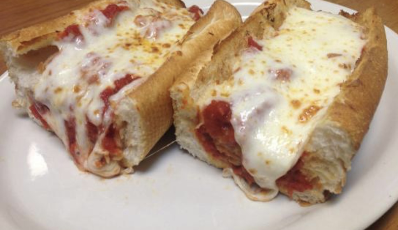 Order Meatballs with Cheese Hot Hero food online from Rocco's Pizzeria store, Bronx on bringmethat.com