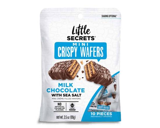 Order Little Secrets Creme Filled Crispy Wafers (Fair Trade Chocolate) food online from Bel Clift Market store, SF on bringmethat.com