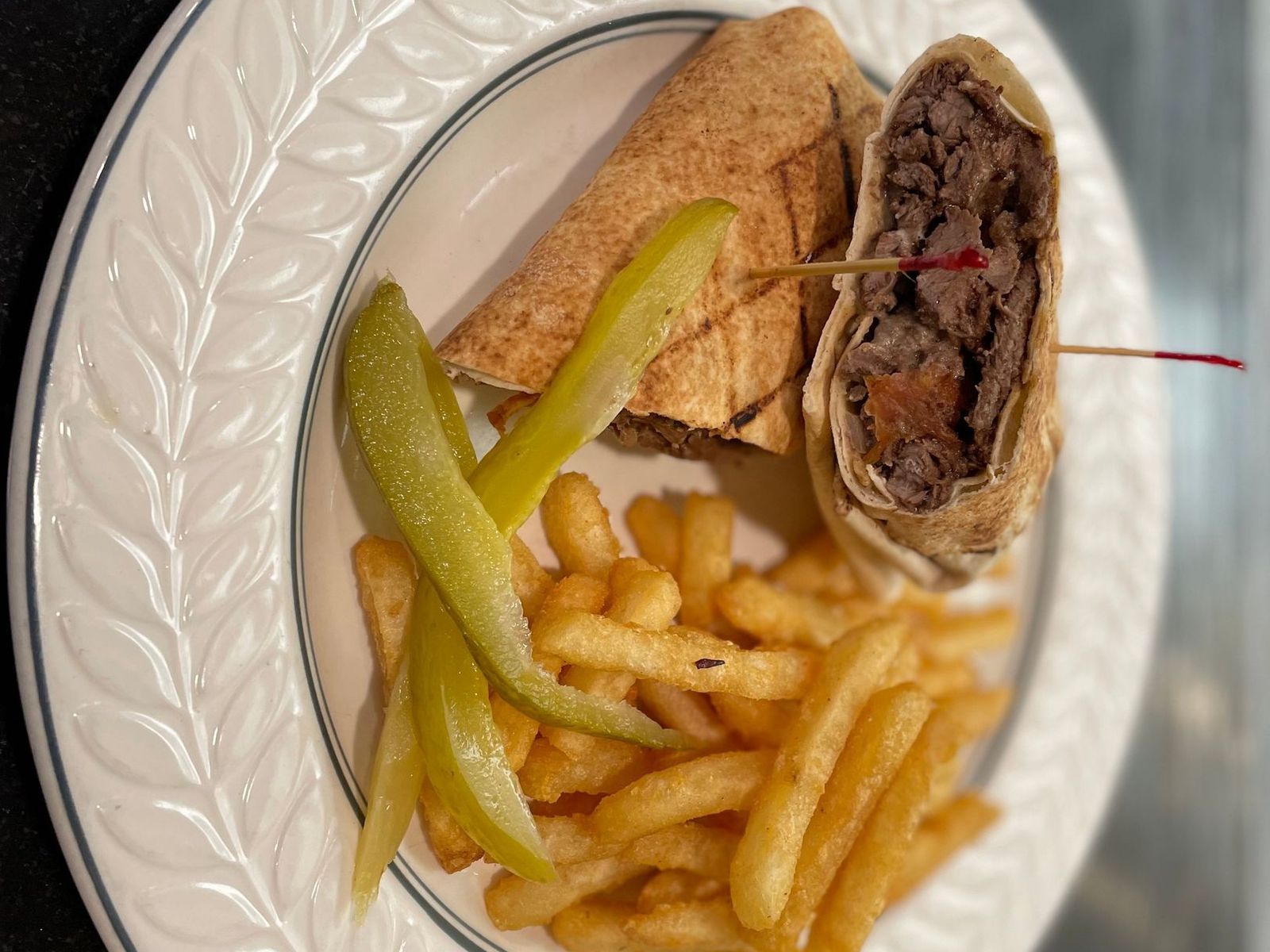 Order Homemade Shawarma Sandwich & fries food online from Madison Cafe & Grill store, Creskill on bringmethat.com