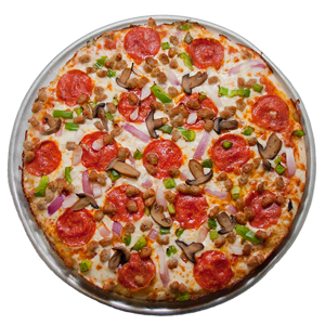 Order Classic Deluxe Pizza (Small - 9") food online from Pizza Plus store, Kingsport on bringmethat.com