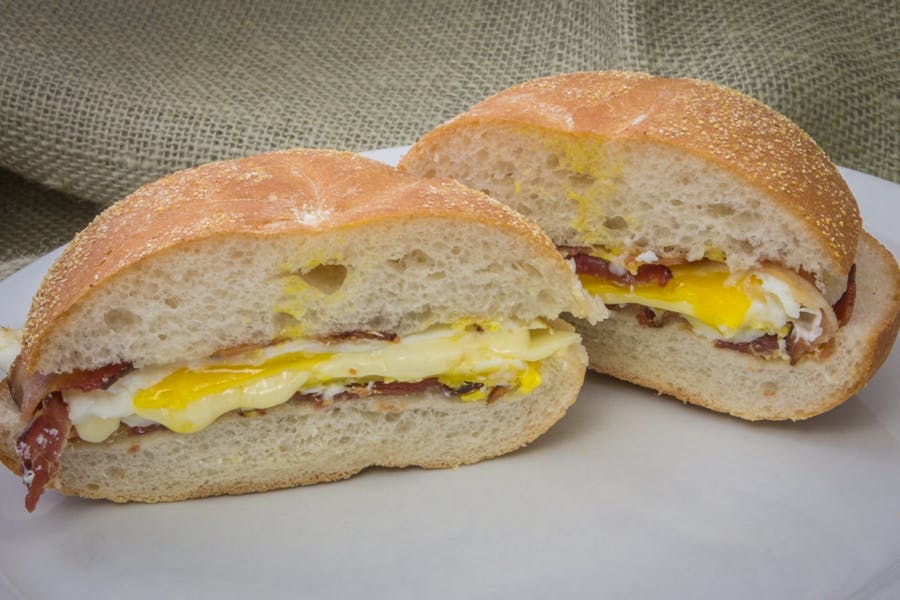 Order Egg & Cheese Sandwich - Regular food online from Star Pizza store, Hamden on bringmethat.com