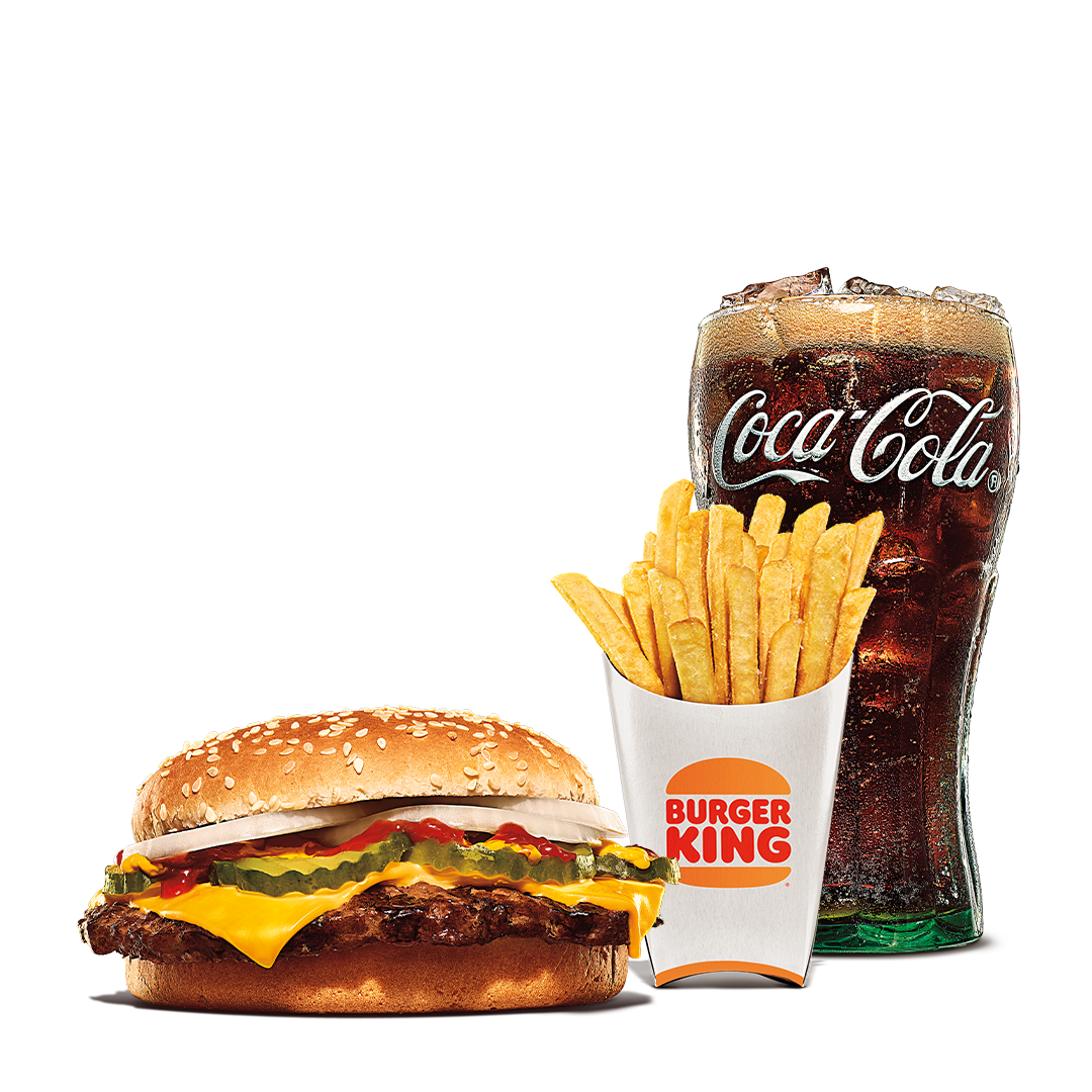 Order Single Quarter Pound King Meal food online from Burger King store, Columbus on bringmethat.com