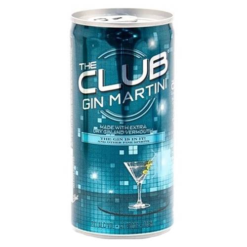 Order The Club Gin Martini - 200ml/Single food online from Bottle Shop & Spirits store, Los Alamitos on bringmethat.com
