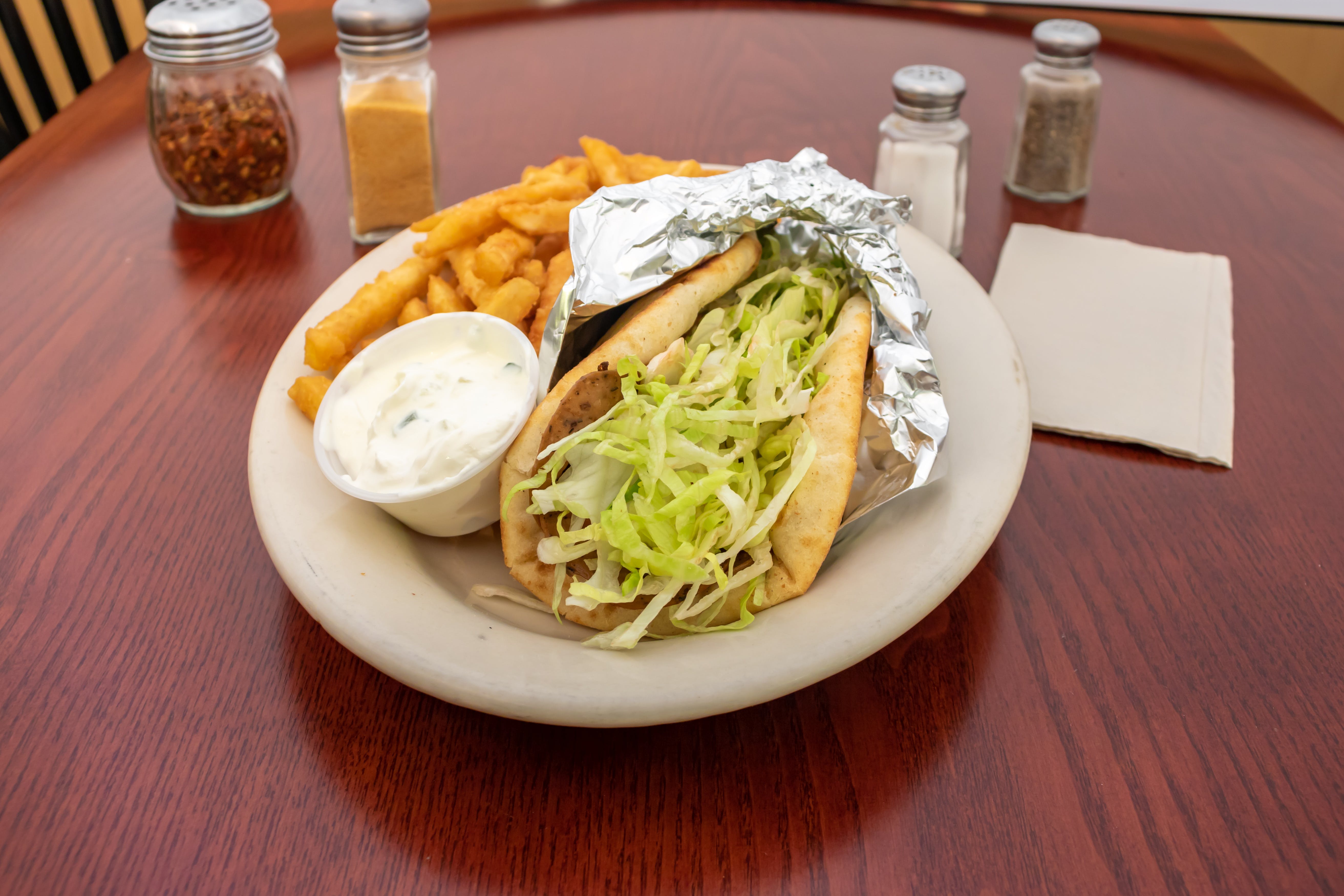 Order Lamb Gyro - Gyro food online from Brothers Pizza store, Princeton Junction on bringmethat.com