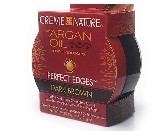 Order Creme of Nature with Argan Oil Perfect Edges DARK BROWN food online from iDa Beauty Supply Store store, Middletown on bringmethat.com