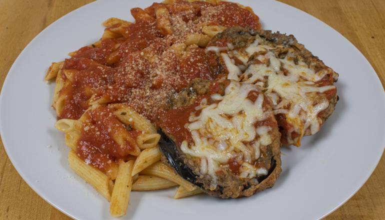 Order Eggplant Parmigiana Dinner food online from Amato's Real Italian Food To Go store, Portland on bringmethat.com