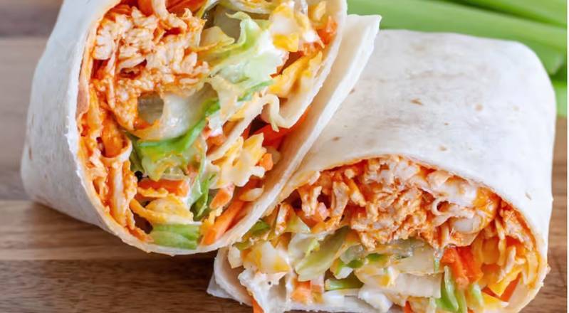 Order Buffalo Chicken Wrap food online from On Tap Sports Cafe store, Fultondale on bringmethat.com