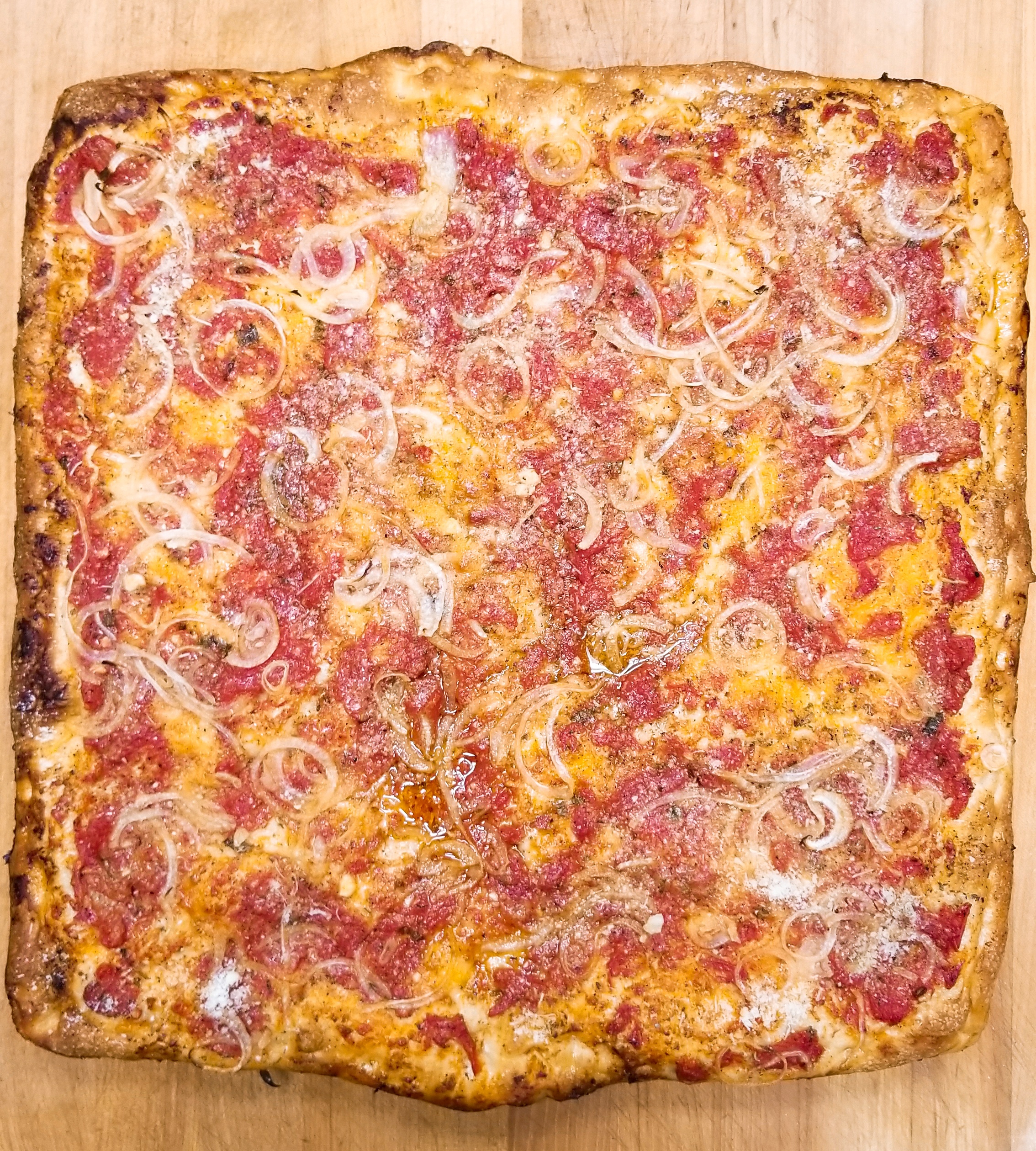 Order Sfincone Pizza (Focaccia) food online from Roma Pizza store, Brooklyn on bringmethat.com