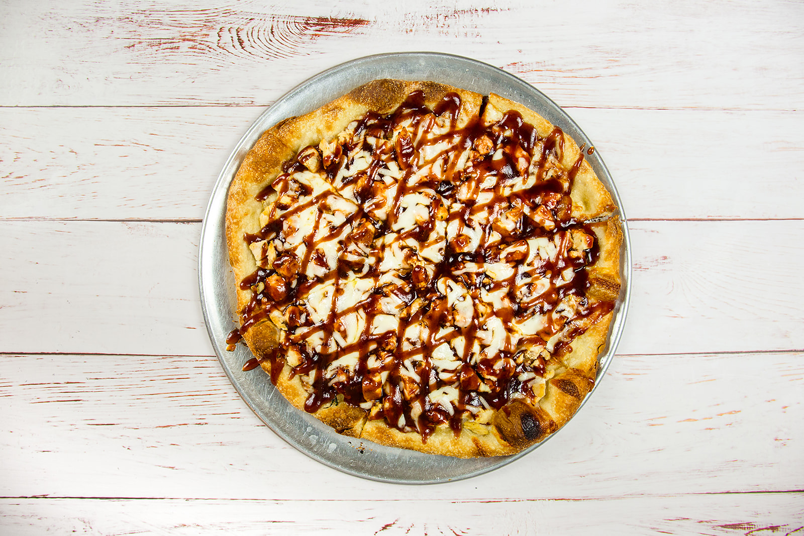 Order BBQ Chicken Pizza food online from Del Rossi's Cheesesteak Co. store, Philadelphia on bringmethat.com