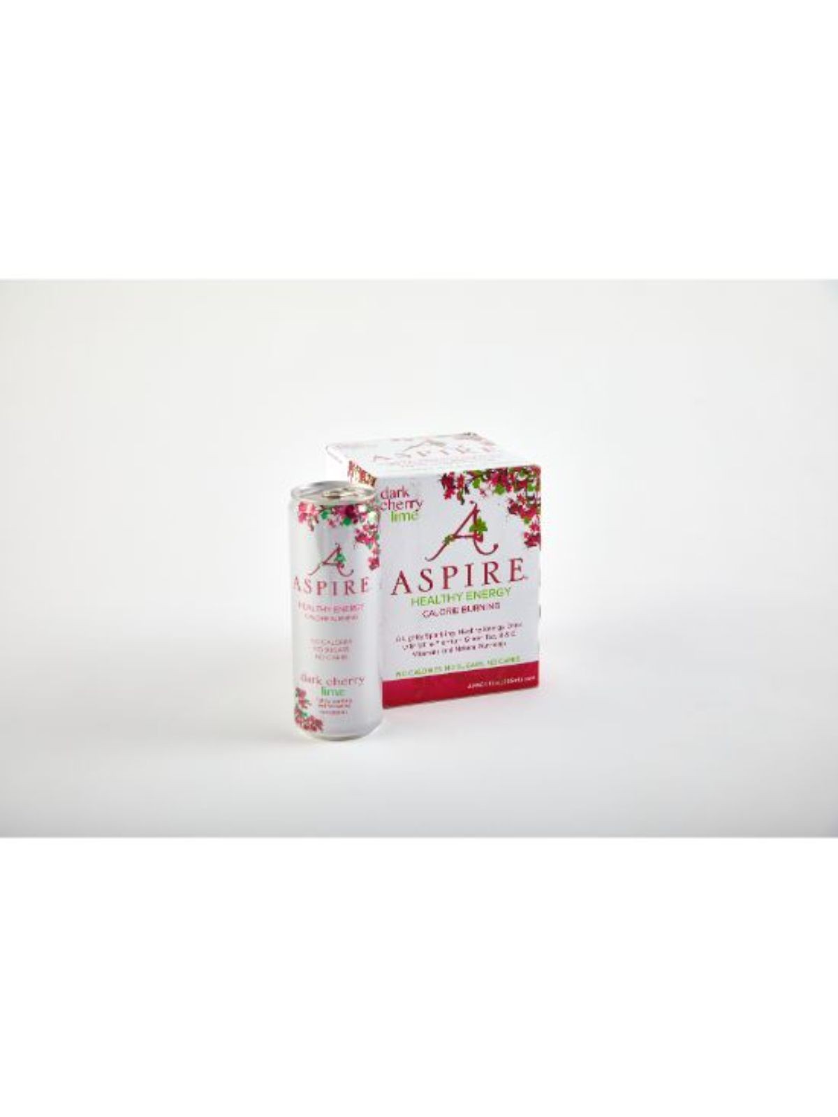 Order Aspire Dark Cherry Lime Energy Drink (12 oz x 4-pack) food online from Stock-Up Mart store, Houston on bringmethat.com