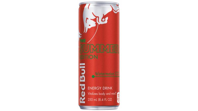 Order Red Bull Summer Edition Watermelon 12oz food online from Route 7 Food Mart store, Norwalk on bringmethat.com