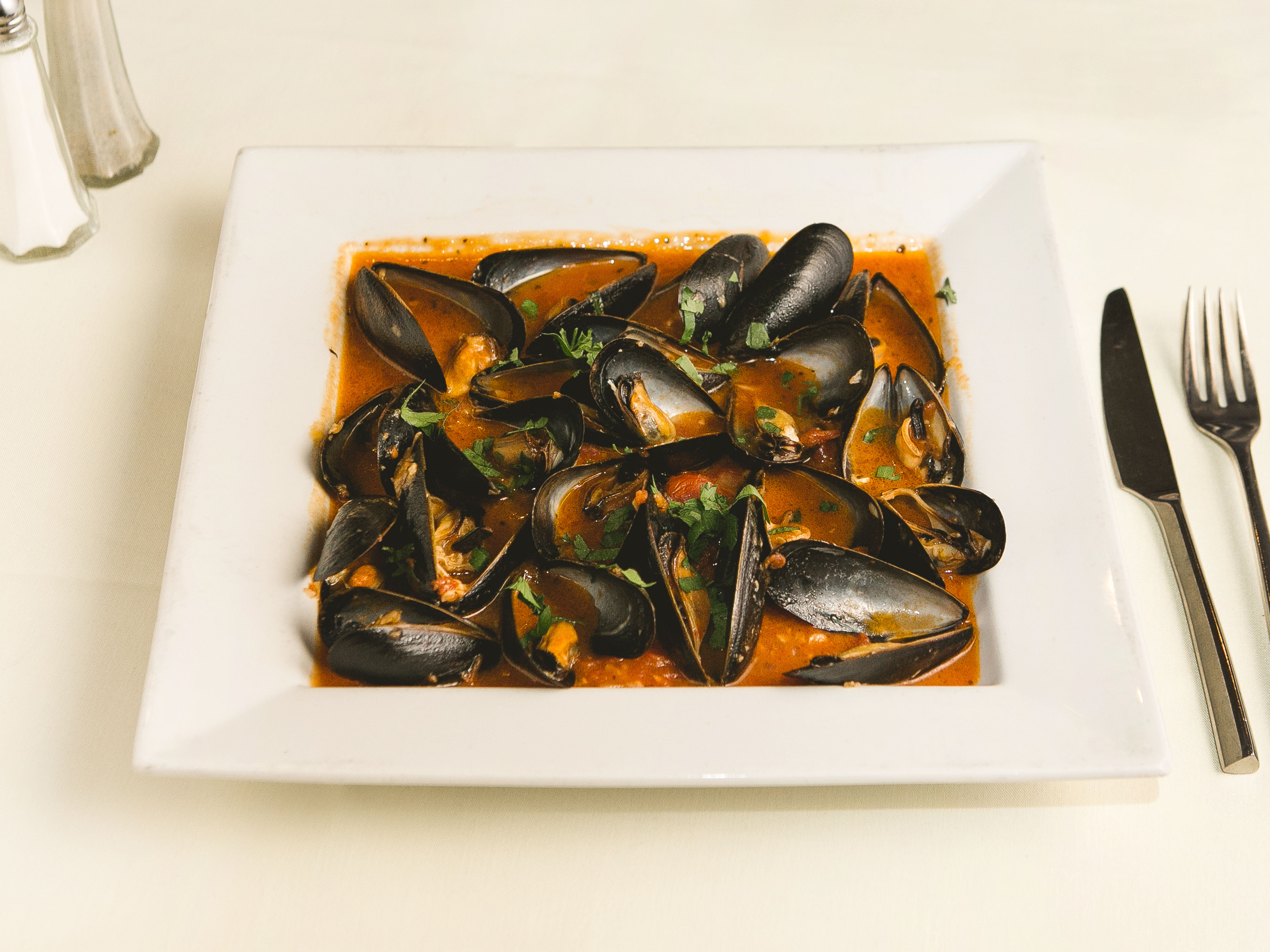 Order Mussels over Linguine food online from Cascata Caffe store, Springfield on bringmethat.com