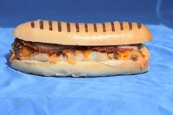 Order Chicken Bacon Queso Panini food online from The Great American Bagel store, Orland Park on bringmethat.com