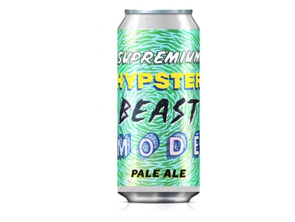 Order Pipeworks Supremium Hypster Beast Mode Pale Ale - 4x 16oz Cans food online from Shar Armanetti Fine Wine & Spirits store, Carpentersville on bringmethat.com