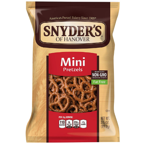 Order Snyder's Mini Pretzels 3.5oz food online from 7-Eleven store, DeBary on bringmethat.com