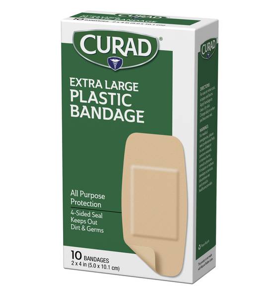 Order Curad Extra Large Band Aids food online from IV Deli Mart store, Goleta on bringmethat.com