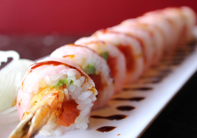 Order Pink Lady Roll food online from Ichiban Golden Dragon store, South Bend on bringmethat.com