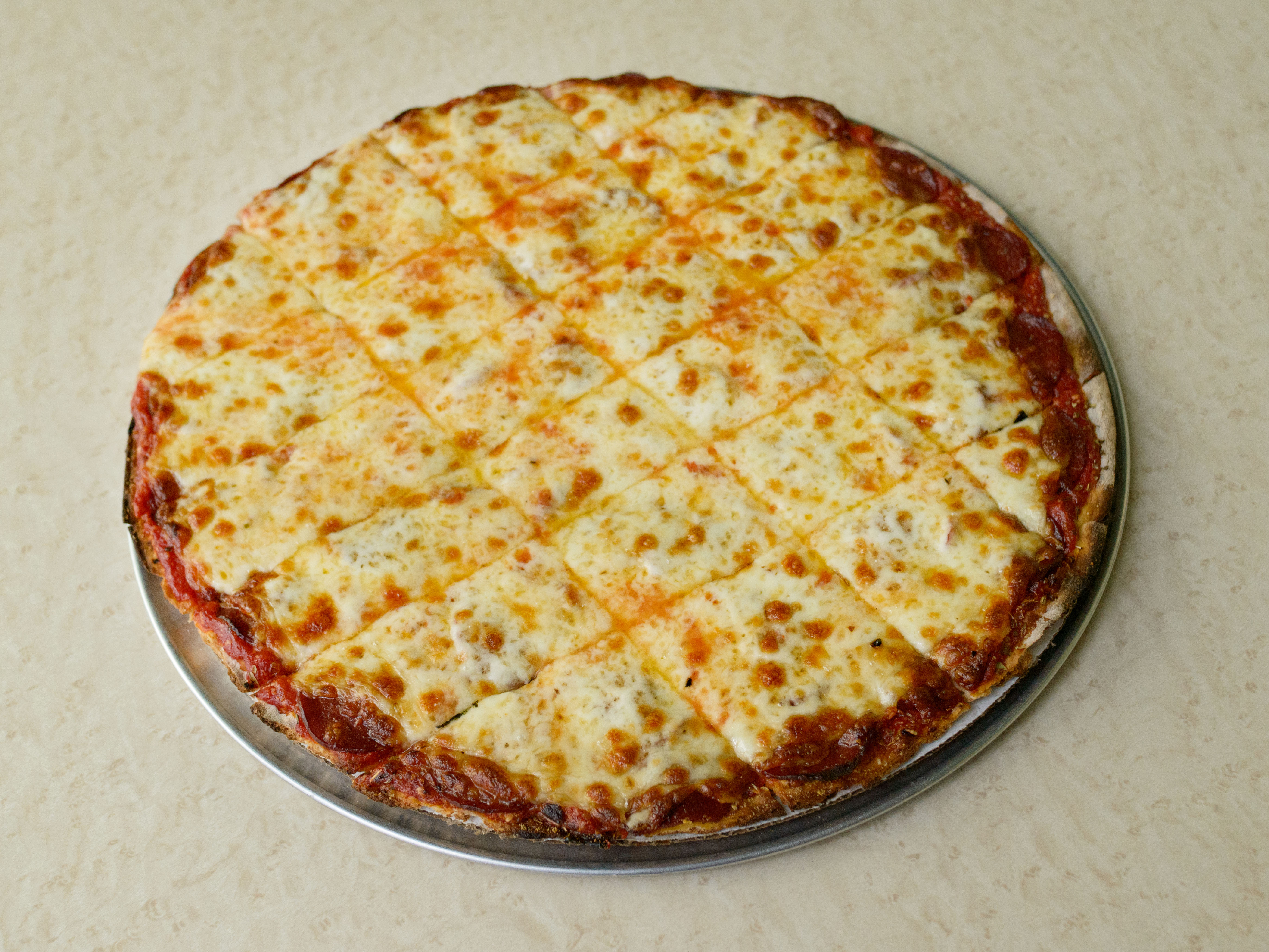 Order Cheese and Pepperoni Pizza food online from Quonset Pizza store, Waukegan on bringmethat.com