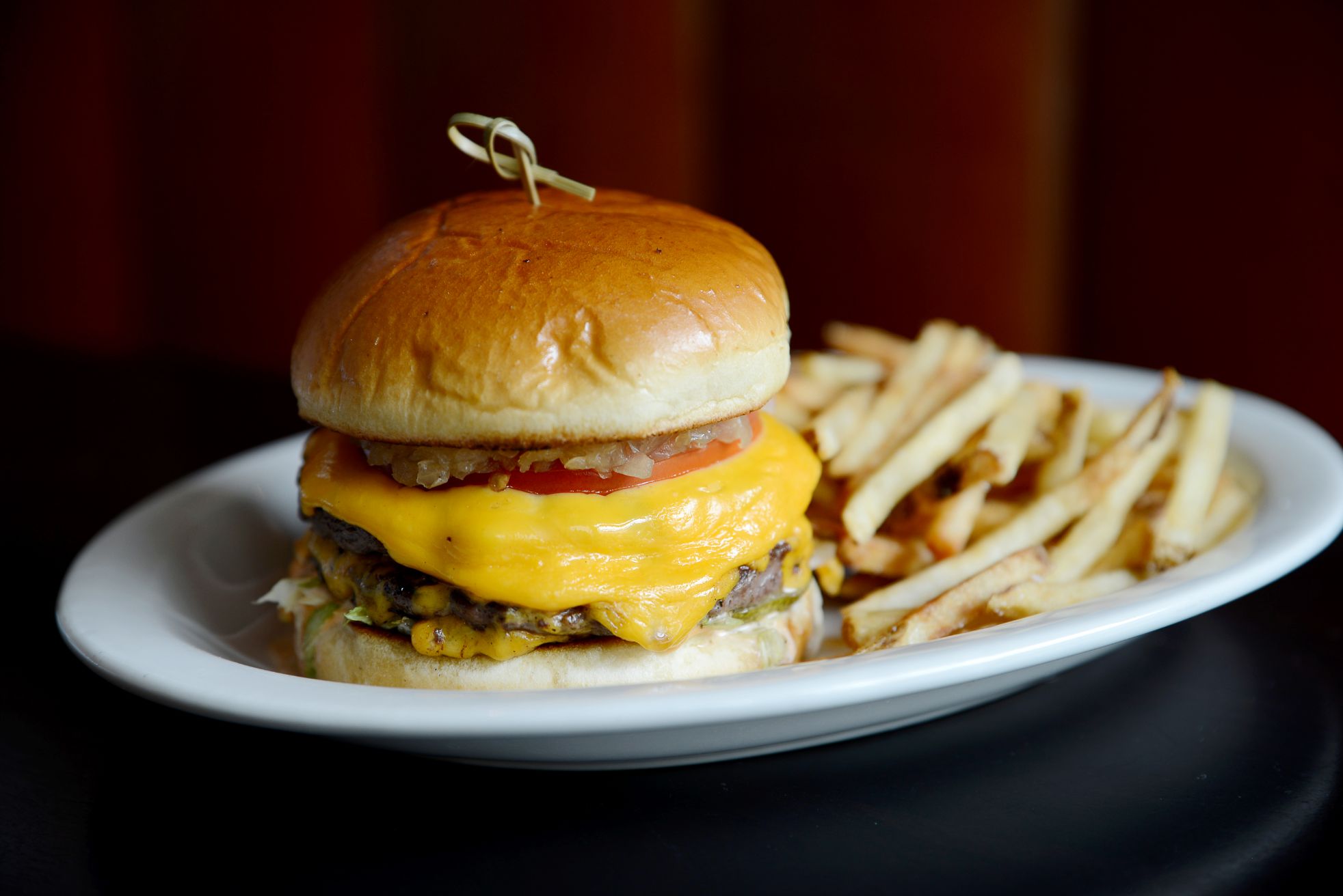 Order Double Cheeseburger food online from Conner Kitchen + Bar store, Indianapolis on bringmethat.com