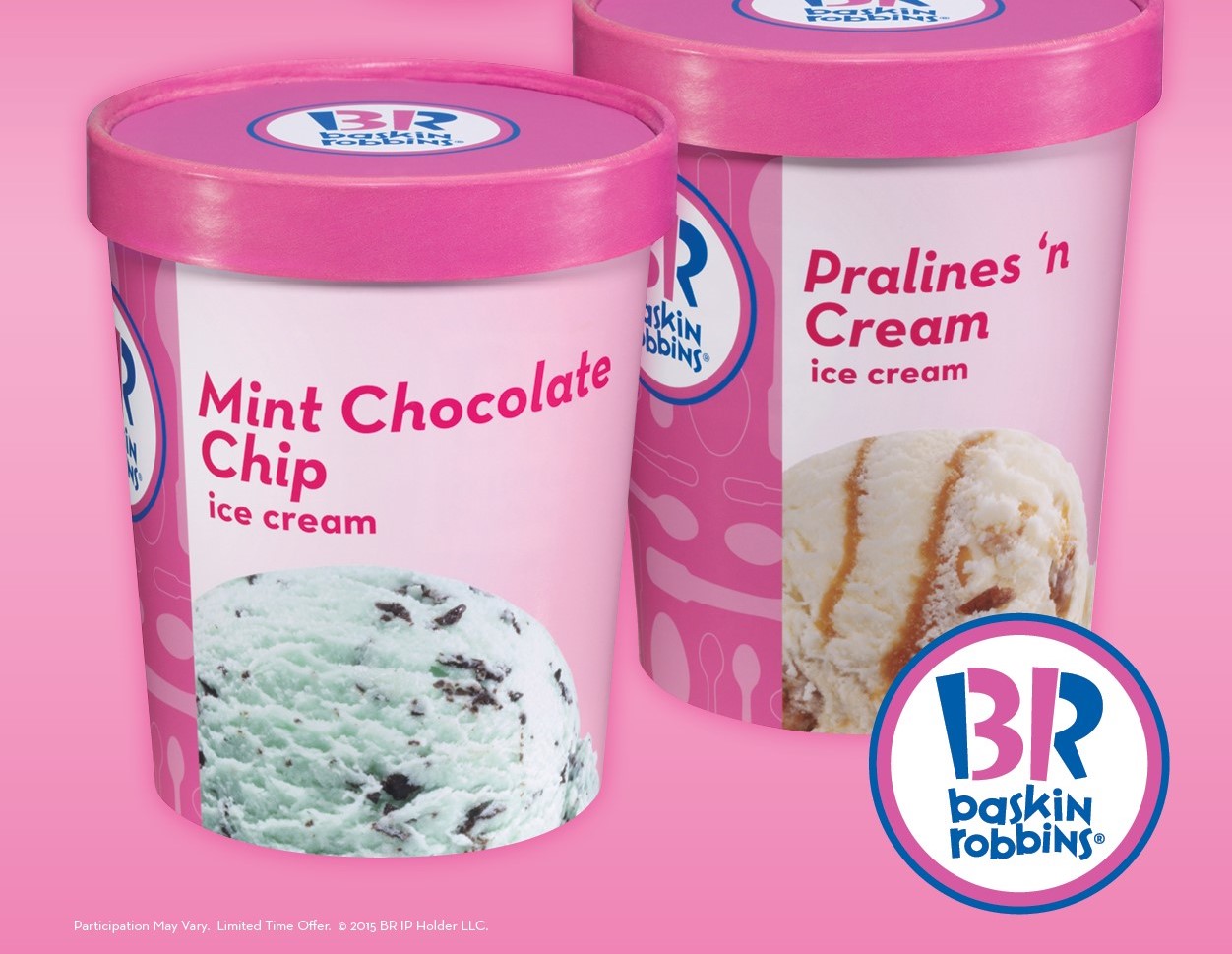 Order 2 Pre-Packed Quarts Ice Cream food online from Baskin-Robbins store, Arcadia on bringmethat.com