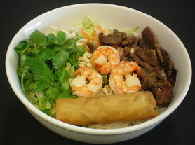 Order V7. Grilled Shrimp Vermicelli food online from Pho Crystal store, Fairview on bringmethat.com