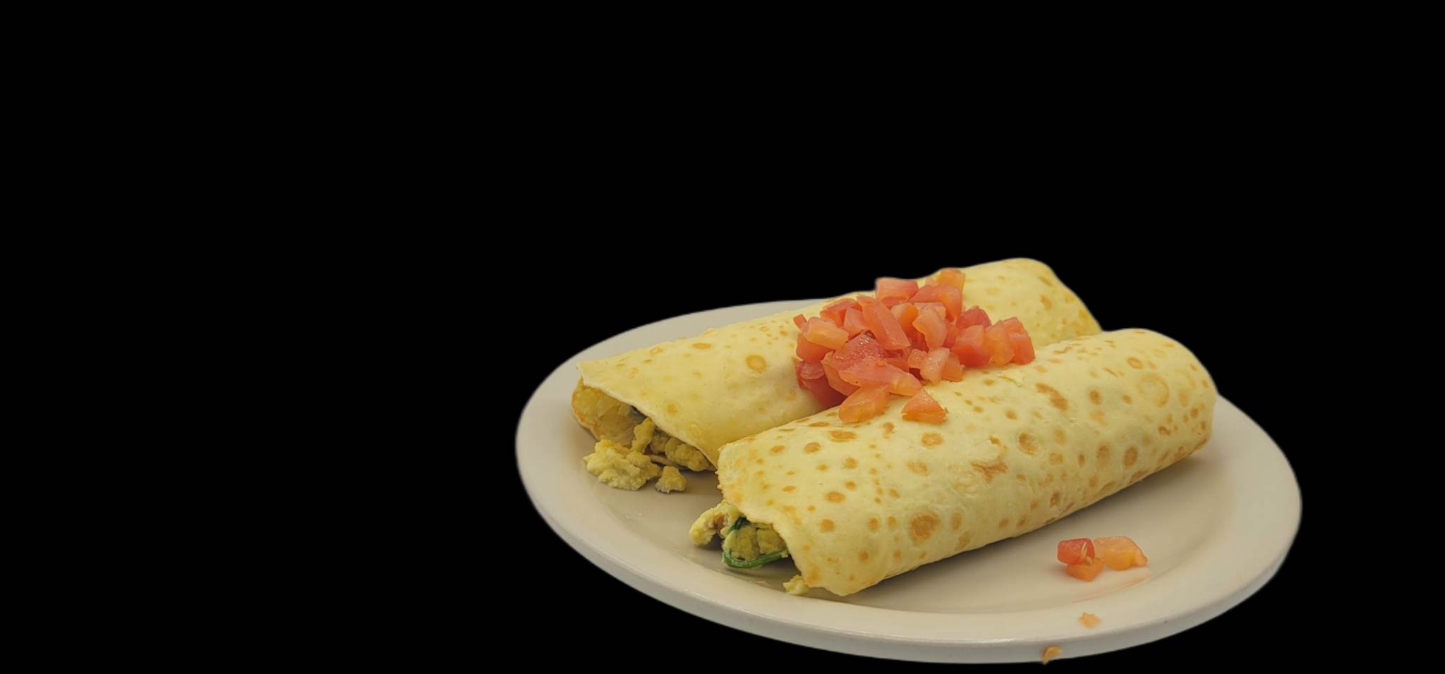 Order Spinach & Mushroom Crepe food online from WePancakes store, Midwest City on bringmethat.com
