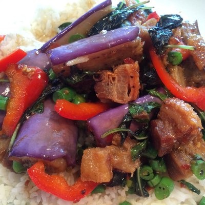 Order Spicy Eggplant food online from Thailand Restaurant store, Beaverton on bringmethat.com
