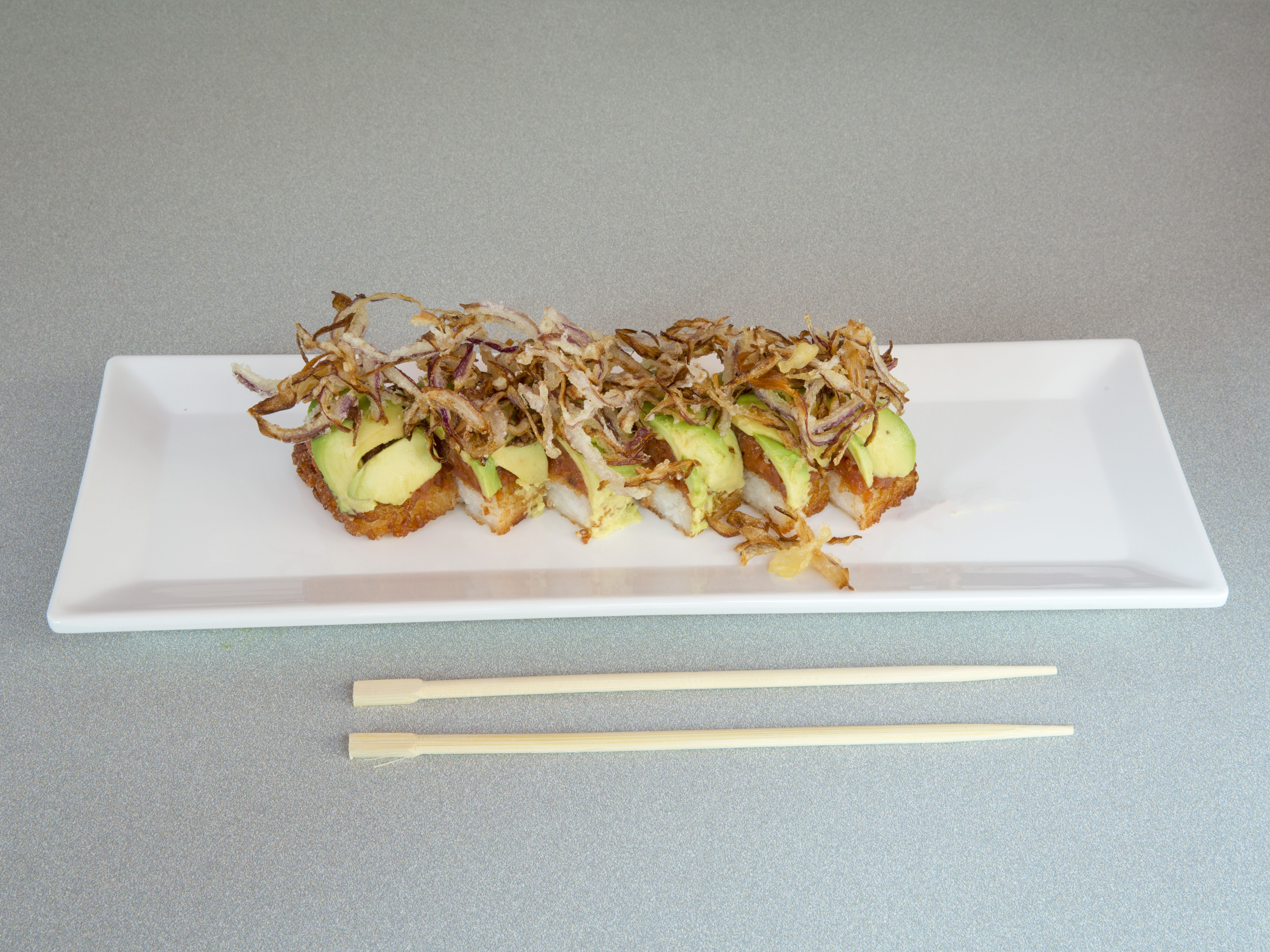 Order Crispy Rice Roll food online from Zono Sushi store, Glendale on bringmethat.com