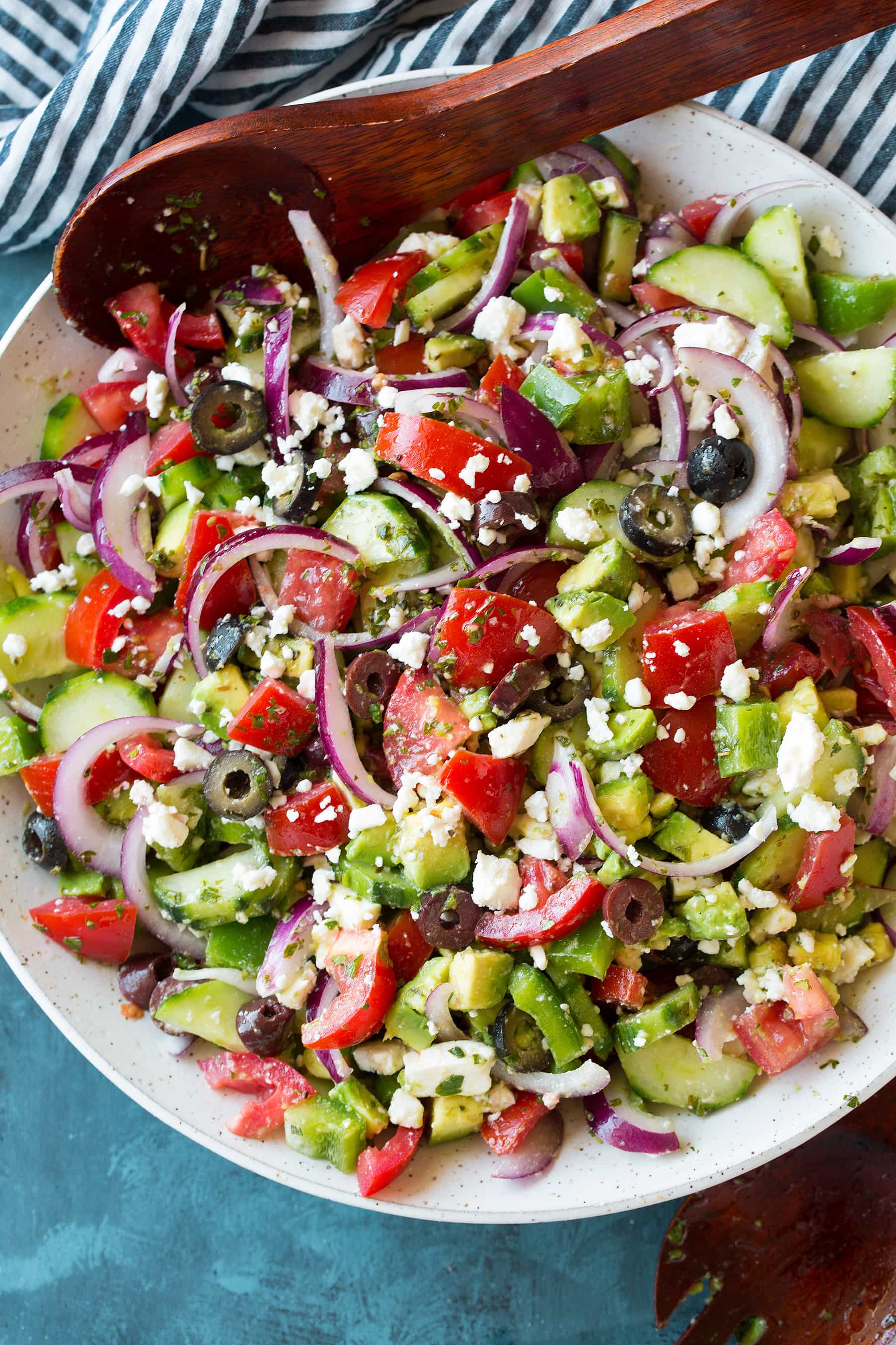 Order Large Greek Salad food online from Mario Pizza store, Rock Hill on bringmethat.com