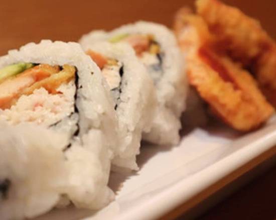 Order Salmon Tempura Roll food online from Tokai Sushi store, Santa Clarita on bringmethat.com