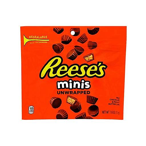 Order Reese's Peanut Butter Cup Minis (7.6 OZ) 126988 food online from BevMo! store, Greenbrae on bringmethat.com