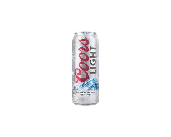 Order Coors Light 24oz Can food online from Chevron Extramile store, Los Angeles on bringmethat.com